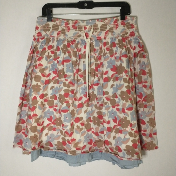 American eagle floral lined skirt size 4 - Picture 1 of 9